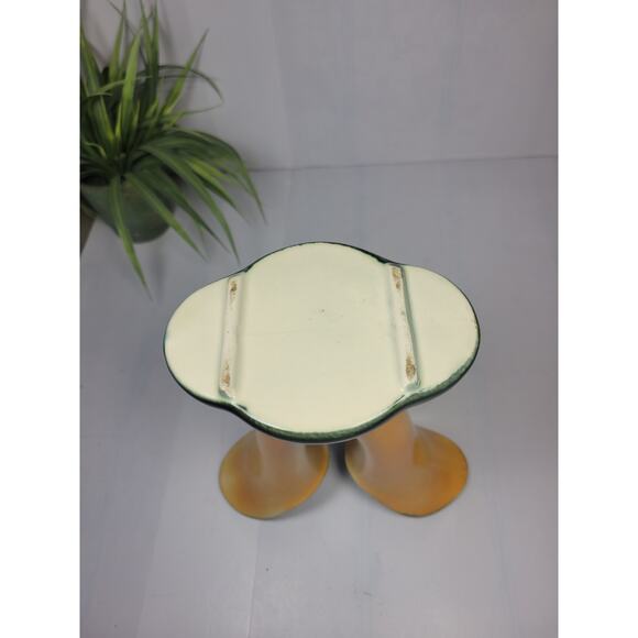 Vintage Hull Double Vase, Art Pottery 103, Mid Century Modern - Picture 5 of 5